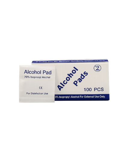 Isopropyl Alcohol Prep Pads – (100 ct) Box